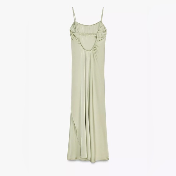 Zara satin slim dress ▫️ - Picture 6 of 6
